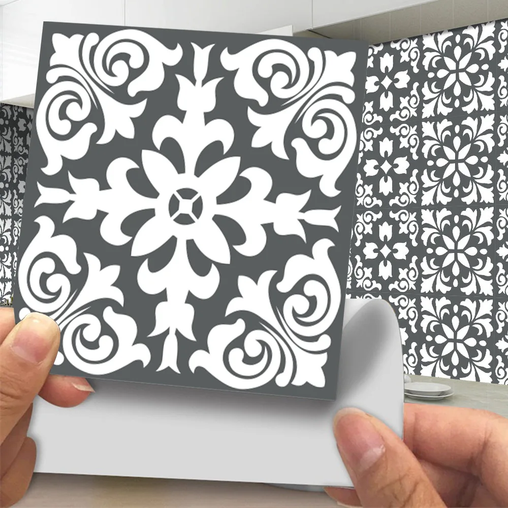24Pcs Waterproof PVC Retro Pattern Tile-like Floor Tile Stickers Kitchen Wall Oilproof Sticker Home Decoration Living Room Decor
24Pcs Waterproof PVC Retro Pattern Tile-like Floor Tile Stickers Kitchen Wall Oilproof Sticker Home Decoration Living Room Decor