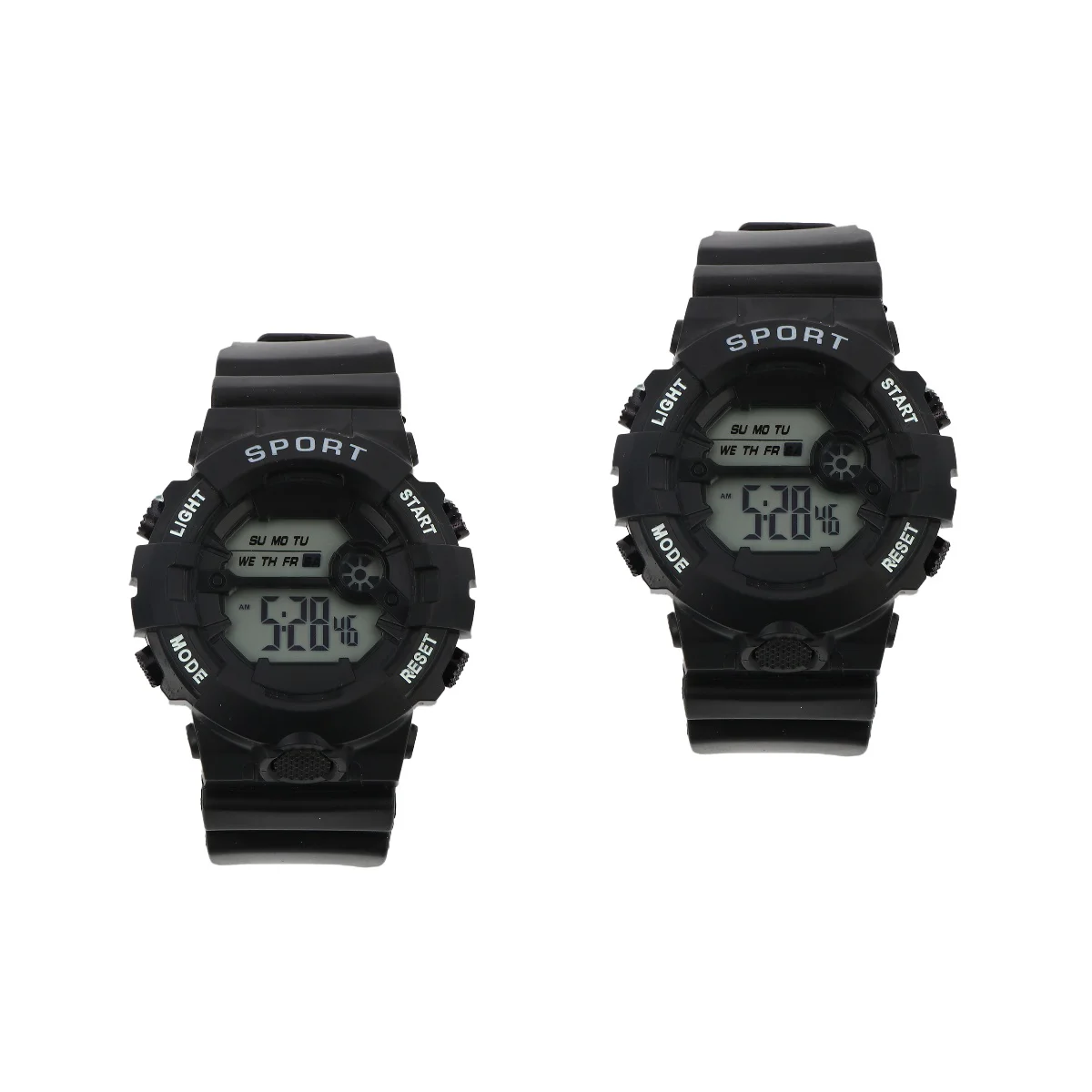 2pcs Waterproof Electric Wristwatch Multifunctional Sports Watch Student Watch
2pcs Waterproof Electric Wristwatch Multifunctional Sports Watch Student Watch