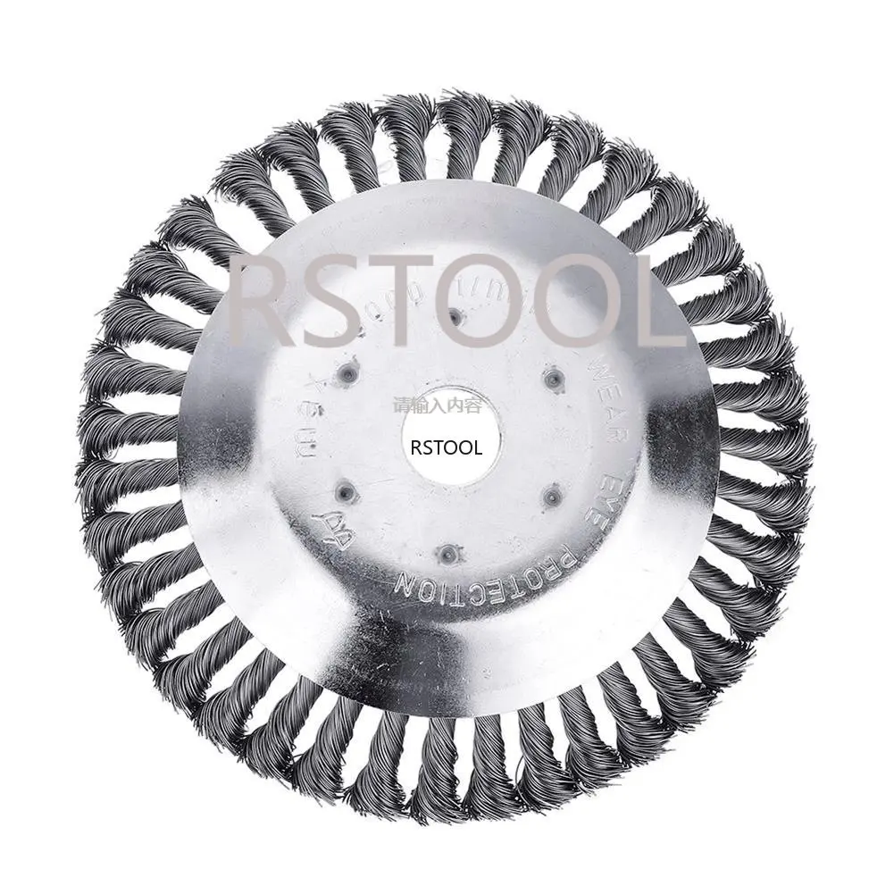 6/8inch Steel Wire Grass Trimmer Head Rounded Edge Weed Trimmer Head Grass Brush Removal Grass Tray Plate For Lawnmower 150/200m 
6/8inch Steel Wire Grass Trimmer Head Rounded Edge Weed Trimmer Head Grass Brush Removal Grass Tray Plate For Lawnmower 150/200m