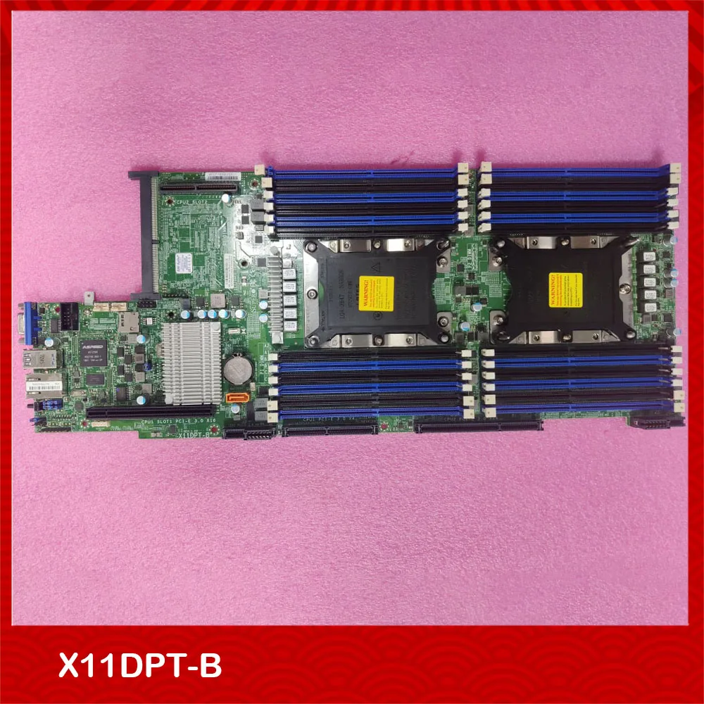 

Original Blade Server Motherboard For Supermicro For X11DPT-B 2029BT-HNC1R3647 LGA 3647