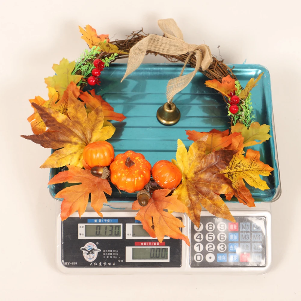 30cm Autumn Door Wreath Artificial Pumpkin Berries Pine Cone Maple Window Restaurant Home Maple Leaf Wreath Door Decor 2023
30cm Autumn Door Wreath Artificial Pumpkin Berries Pine Cone Maple Window Restaurant Home Maple Leaf Wreath Door Decor 2023