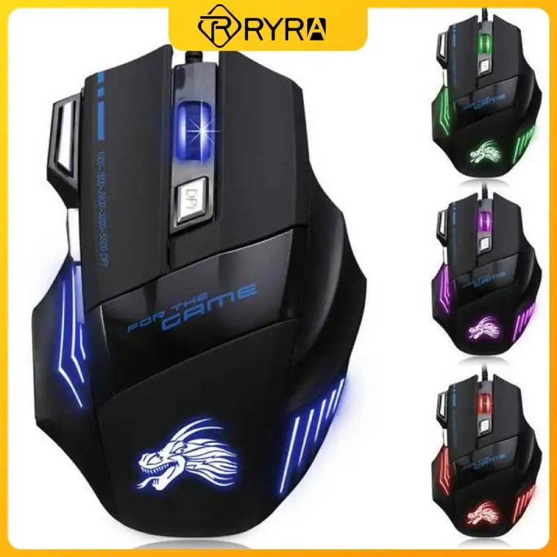 Оптическая светодиодная Регулируемая геймерская компьютерная мышь RYRA 5500DPI с 7 кнопками для ПК ноутбука
Оптическая светодиодная Регулируемая геймерская компьютерная мышь RYRA 5500DPI с 7 кнопками для ПК ноутбука
