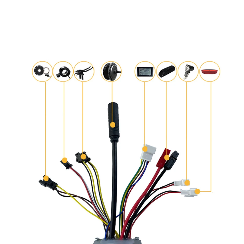 E-Bike JN 36/48V 500W 22A Controller LED S800 Display Screen 8 PAS Throttle Brake Lever Waterproof Contacts Easy To Install
E-Bike JN 36/48V 500W 22A Controller LED S800 Display Screen 8 PAS Throttle Brake Lever Waterproof Contacts Easy To Install
