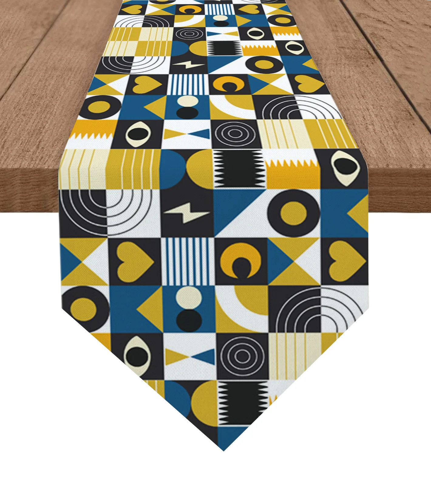 Line Color Block Retro Table Runner Wedding Decoration Tablecloth Kitchen Dining Table Decoration for Home Party
Line Color Block Retro Table Runner Wedding Decoration Tablecloth Kitchen Dining Table Decoration for Home Party