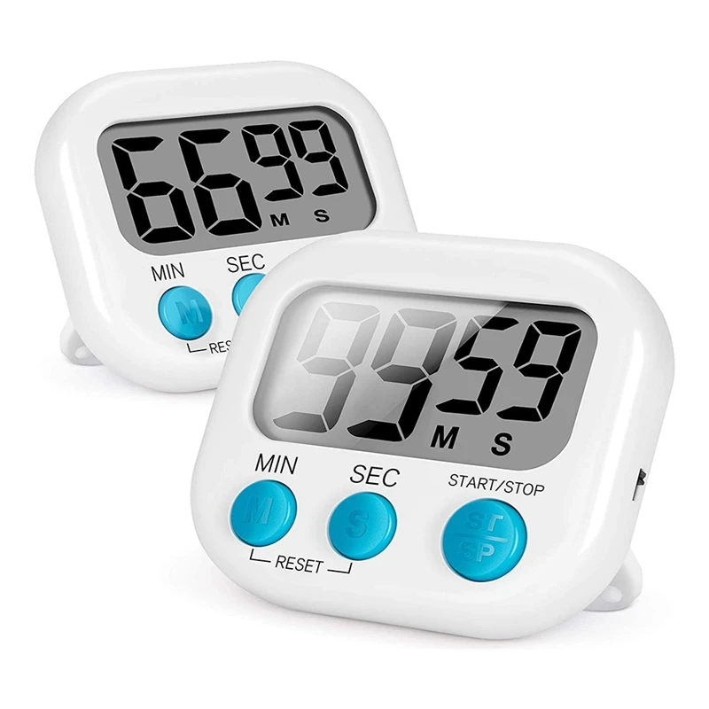 2Pcs Kitchen Timer Magnetic Digital Timers Loud Alarm Kitchen Timers For Upgrade Classroom Timer For Kids
2Pcs Kitchen Timer Magnetic Digital Timers Loud Alarm Kitchen Timers For Upgrade Classroom Timer For Kids