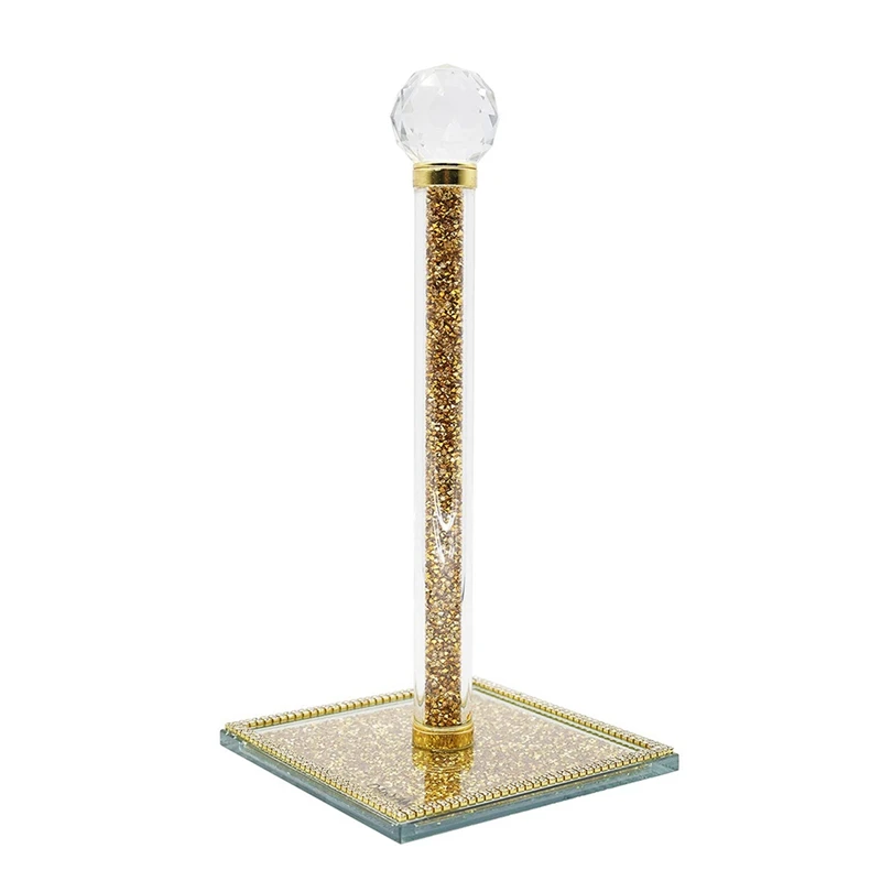 Paper Towel Roll Rack Crystal Broken Diamond Kitchen / Bathroom Towel Roll Table Square Base Independent Support
Paper Towel Roll Rack Crystal Broken Diamond Kitchen / Bathroom Towel Roll Table Square Base Independent Support
