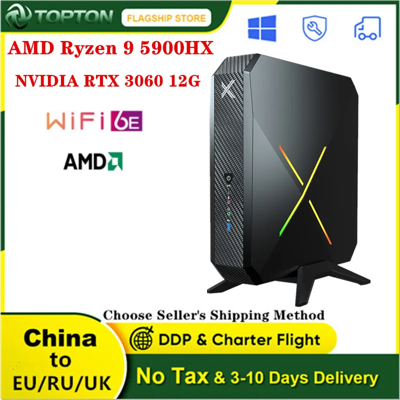 2023 новый игровой мини-ПК AMD Ryzen 9 5900HX RTX3060 RX 6600M RX 6500XT 2 * DDR4 M.2 NVMe SSD 2,5G LAN настольный компьютер WiFi6E
2023 новый игровой мини-ПК AMD Ryzen 9 5900HX RTX3060 RX 6600M RX 6500XT 2 * DDR4 M.2 NVMe SSD 2,5G LAN настольный компьютер WiFi6E