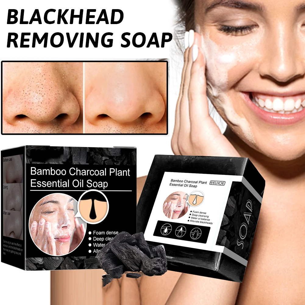 

Hydrating Soaps Deep Cleansing Soap Bamboo Charcoal Essentials Oil Soap For Blackhead Removing Facial Care Acnes Clean Bath Soap