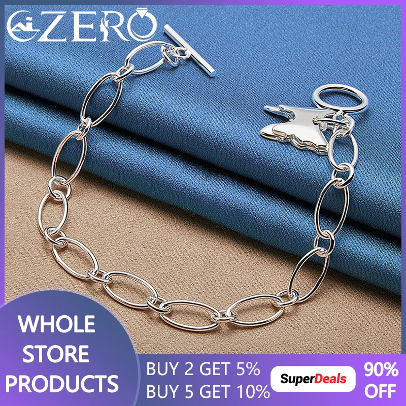 ALIZERO 925 Sterling Silver Double Butterfly Bracelet Chain For Women Fashion Charms Wedding Engagement Party Jewelry Gift
ALIZERO 925 Sterling Silver Double Butterfly Bracelet Chain For Women Fashion Charms Wedding Engagement Party Jewelry Gift