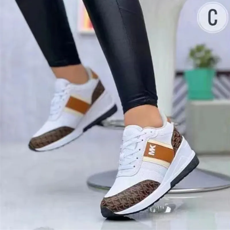 Women Wedges Sneakers Lace-Up Breathable Sports Shoes Casual Platform Female Footwear Ladies Vulcanized Shoes Zapatillas
Women Wedges Sneakers Lace-Up Breathable Sports Shoes Casual Platform Female Footwear Ladies Vulcanized Shoes Zapatillas