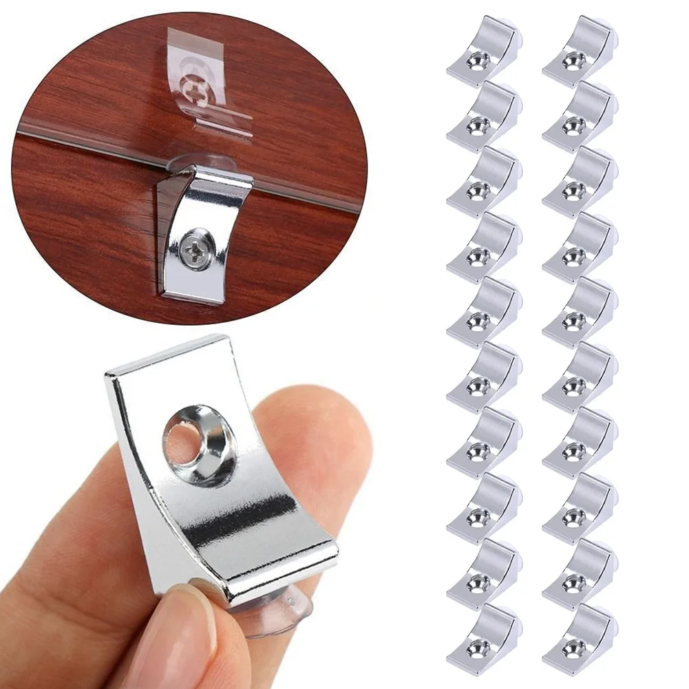 20pcs Right Angle Glass Shelf Support Bracket Partition Fixing Support Clip Wall Mount Shelf Clamp Holder Bathroom Hardware
20pcs Right Angle Glass Shelf Support Bracket Partition Fixing Support Clip Wall Mount Shelf Clamp Holder Bathroom Hardware