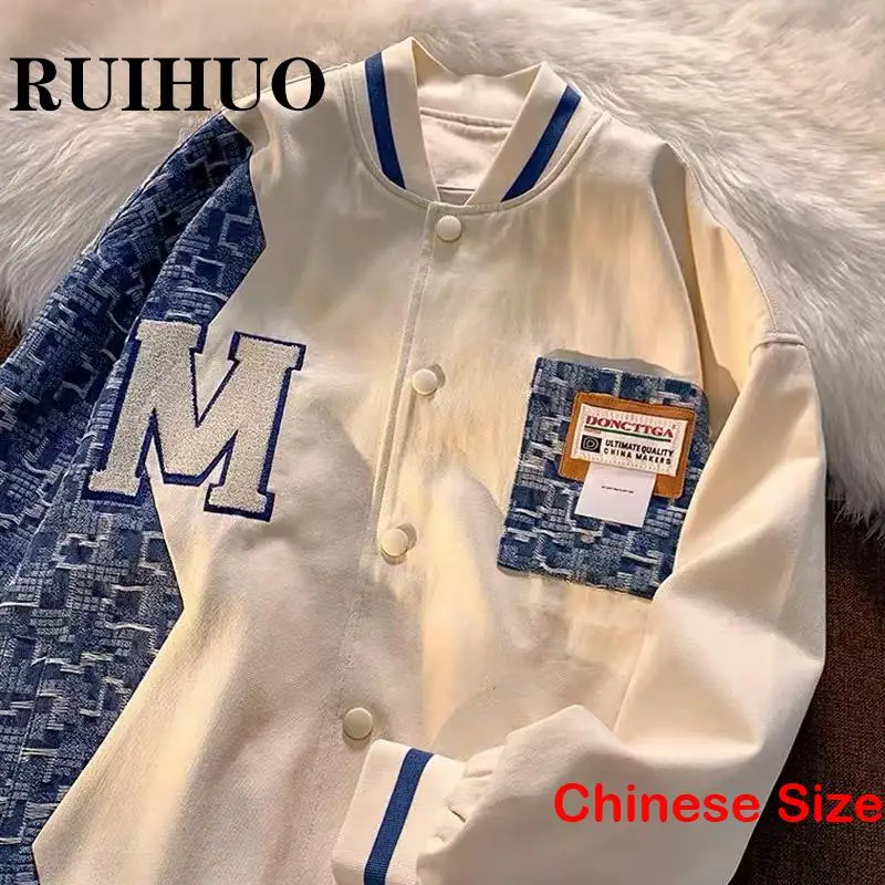 Куртка RUIHUO в стиле пэчворк, Мужская одежда, зимние пальто для мужчин, куртки для мужчин, уличная одежда, весна 2023, Новое поступление, китайски...
Куртка RUIHUO в стиле пэчворк, Мужская одежда, зимние пальто для мужчин, куртки для мужчин, уличная одежда, весна 2023, Новое поступление, китайски...