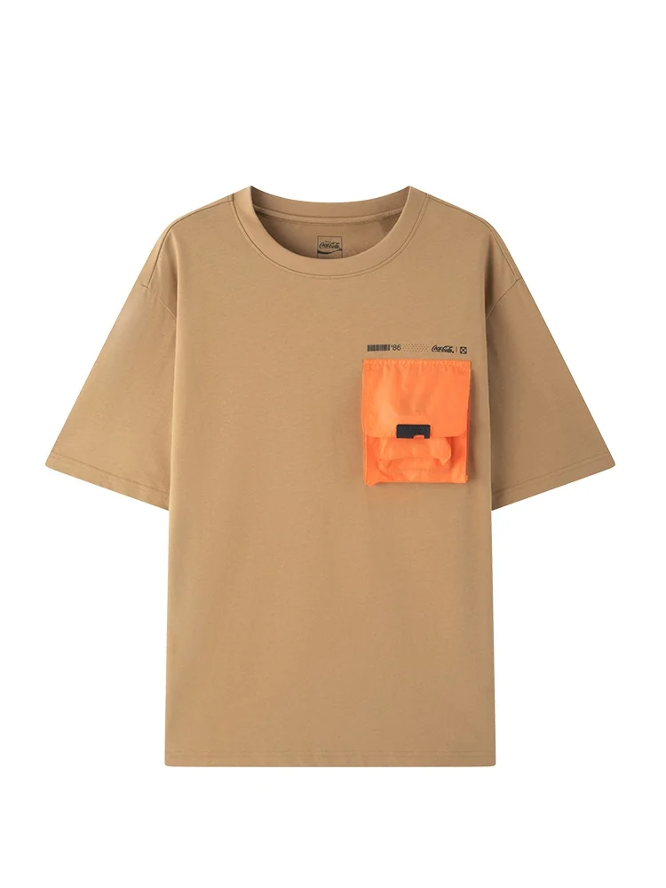 official short-sleeved men's summer new style pocket stitching function casual loose t-shirt
official short-sleeved men's summer new style pocket stitching function casual loose t-shirt