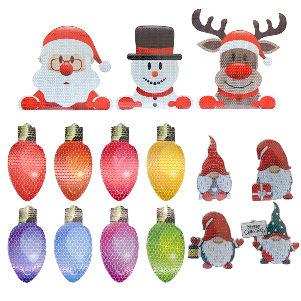 Christmas Decoration Magnetic Car Stickers Decals Refrigerator Magnets Bulb Santa Snowman Dwarf Reflective Sticker for Car Home
Christmas Decoration Magnetic Car Stickers Decals Refrigerator Magnets Bulb Santa Snowman Dwarf Reflective Sticker for Car Home