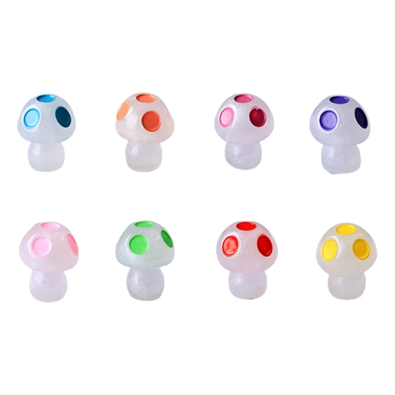 Миниатюрные светящиеся фигурки грибов, 50 шт./комплект, для помещений, улицы, сада, двора 
Миниатюрные светящиеся фигурки грибов, 50 шт./комплект, для помещений, улицы, сада, двора