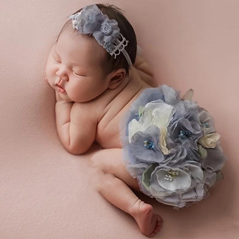 Newborn Baby Photography Props Accessories Flower Pads Headband 2pcs Set Infant Boy Girl Photo Prop Costumes 
Newborn Baby Photography Props Accessories Flower Pads Headband 2pcs Set Infant Boy Girl Photo Prop Costumes