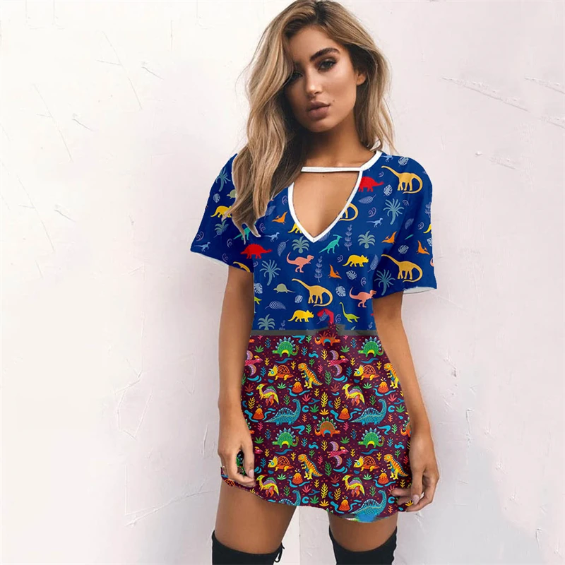 2023 Popular Summer Mini Skirt Women's Shirt Dress Fashion Casual Wear V-neck Short Sleeve Dress Simple Style
2023 Popular Summer Mini Skirt Women's Shirt Dress Fashion Casual Wear V-neck Short Sleeve Dress Simple Style