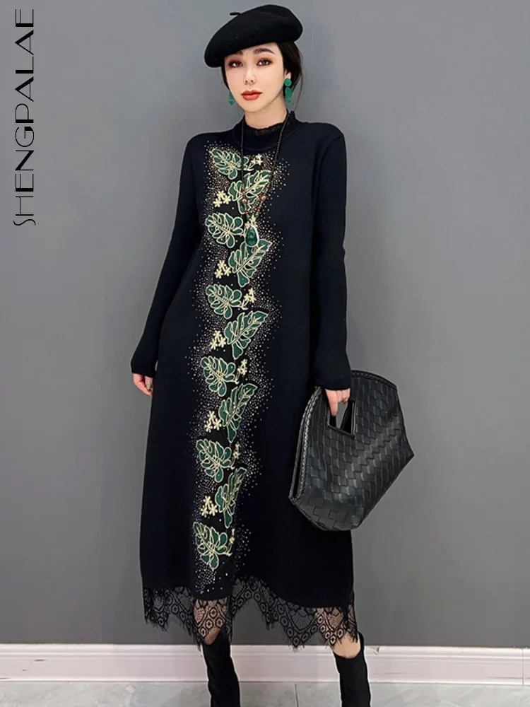 SHENGPALAE вязаное кружевное платье для женщин, корейский модный тренд, элегантное офисное платье для девушек, весна 2023, Новое поступление 5R675
SHENGPALAE вязаное кружевное платье для женщин, корейский модный тренд, элегантное офисное платье для девушек, весна 2023, Новое поступление 5R675