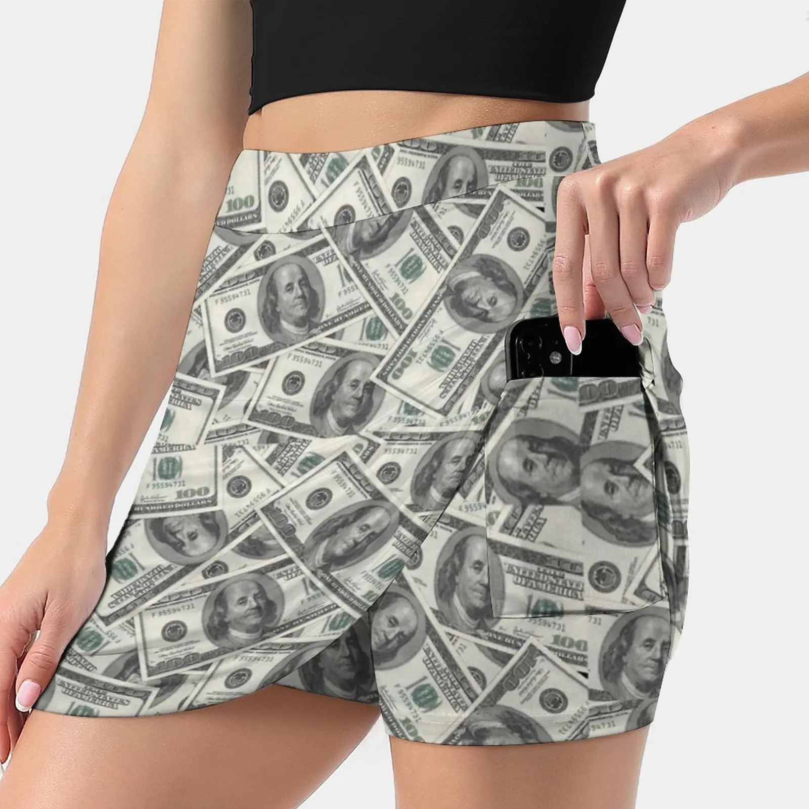 Money Money Novelty Dollars Women's skirt Mini Skirts A Line Skirt With Hide Pocket Dollars Money Money 100 Dollars Funny 
Money Money Novelty Dollars Women's skirt Mini Skirts A Line Skirt With Hide Pocket Dollars Money Money 100 Dollars Funny