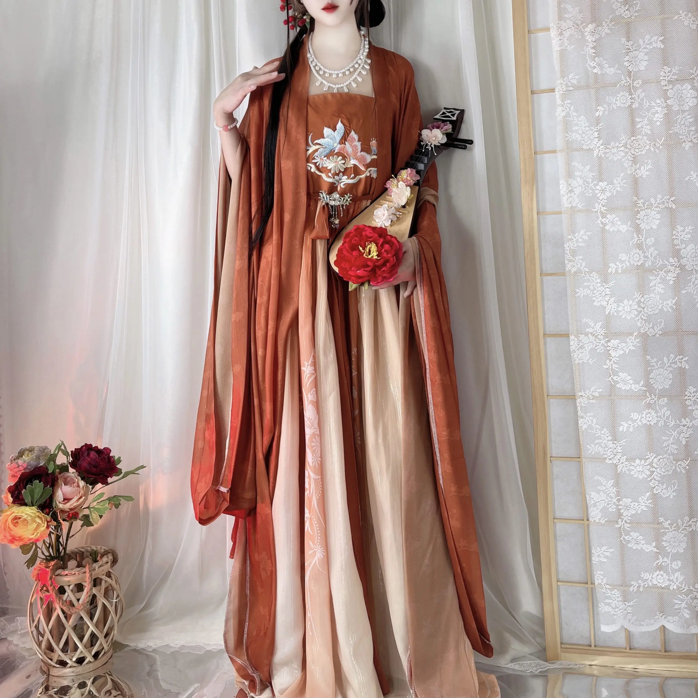 Traditional Chinese Beautiful Dance Hanfu Dress Girls Women Dynasty Costume Ancient Chinese Costumes Cosplay Stage Wear
Traditional Chinese Beautiful Dance Hanfu Dress Girls Women Dynasty Costume Ancient Chinese Costumes Cosplay Stage Wear