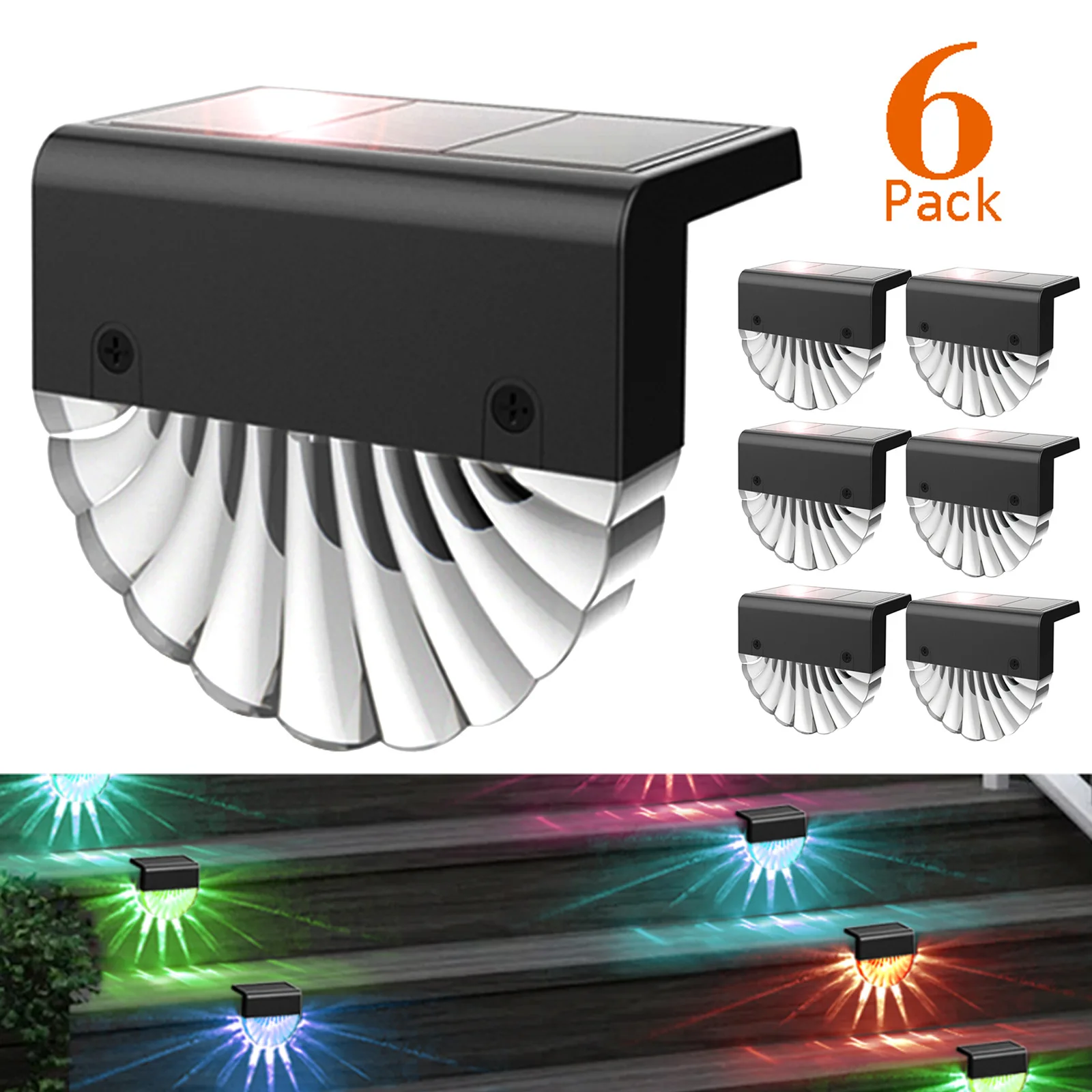1/2/4/6Pcs Solar Lamp LED Acrylic Shell Solar RGB Color White Stair Light Outdoor Garden Courtyard Decor Step Fence Wall Light
1/2/4/6Pcs Solar Lamp LED Acrylic Shell Solar RGB Color White Stair Light Outdoor Garden Courtyard Decor Step Fence Wall Light