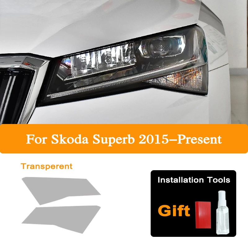 Car Headlight Tint Smoke Black Protective Film For Skoda Superb 3 3V B8 2015-On Protection Transparent TPU Sticker Accessories
Car Headlight Tint Smoke Black Protective Film For Skoda Superb 3 3V B8 2015-On Protection Transparent TPU Sticker Accessories