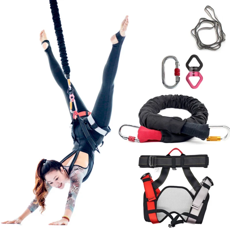 Bilink 150lbs 200lbs 50kg-110kg Professional Bungee Flying Dance Cord High Strength Complete Bungee yoga Jumping Cord Set
Bilink 150lbs 200lbs 50kg-110kg Professional Bungee Flying Dance Cord High Strength Complete Bungee yoga Jumping Cord Set