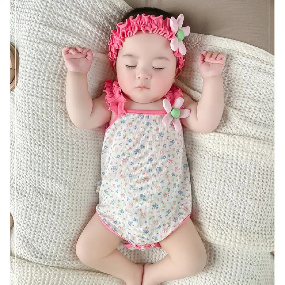 Summer Costume 0-24M Toddler Girls 3D Flower Pattern Suspenders Romper Infant Fashion Sleeveless Cotton Jumpsuit Newborn Onesie
Summer Costume 0-24M Toddler Girls 3D Flower Pattern Suspenders Romper Infant Fashion Sleeveless Cotton Jumpsuit Newborn Onesie