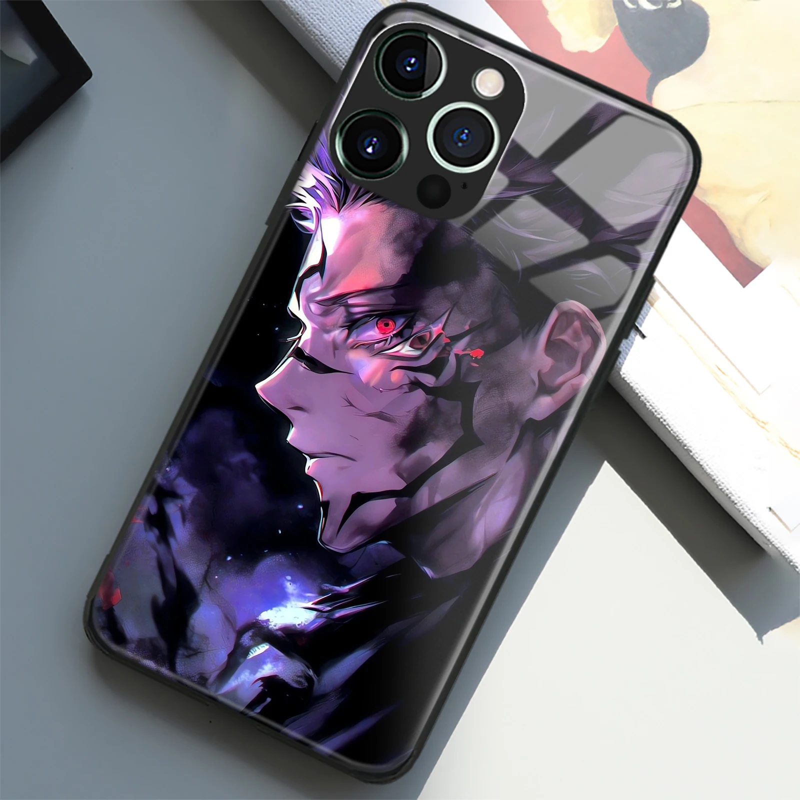 Чехол для телефона Sukuna JJK Манга Аниме противоударный защитный чехол iPhone 16 15 14 11 Pro
