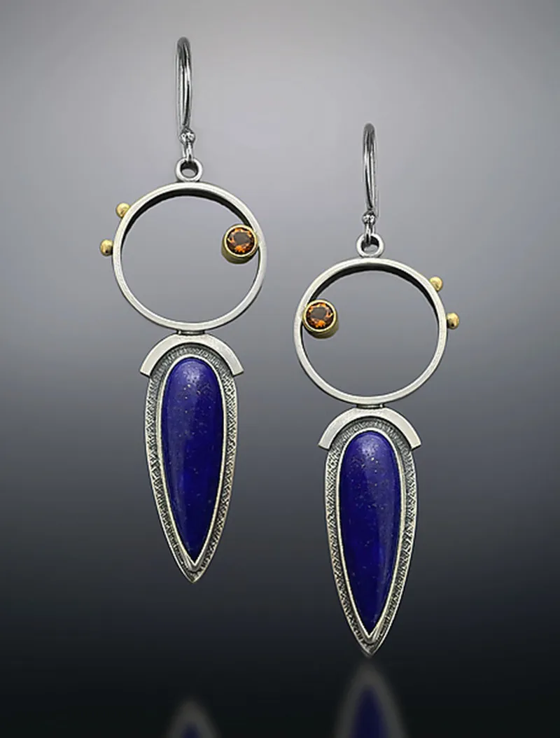 Vintage Water Drop Inlaid Blue Stone Hook Earrings for Women Creative Metal Silver Color Round Hollow Dangle Earrings Jewelry
Vintage Water Drop Inlaid Blue Stone Hook Earrings for Women Creative Metal Silver Color Round Hollow Dangle Earrings Jewelry