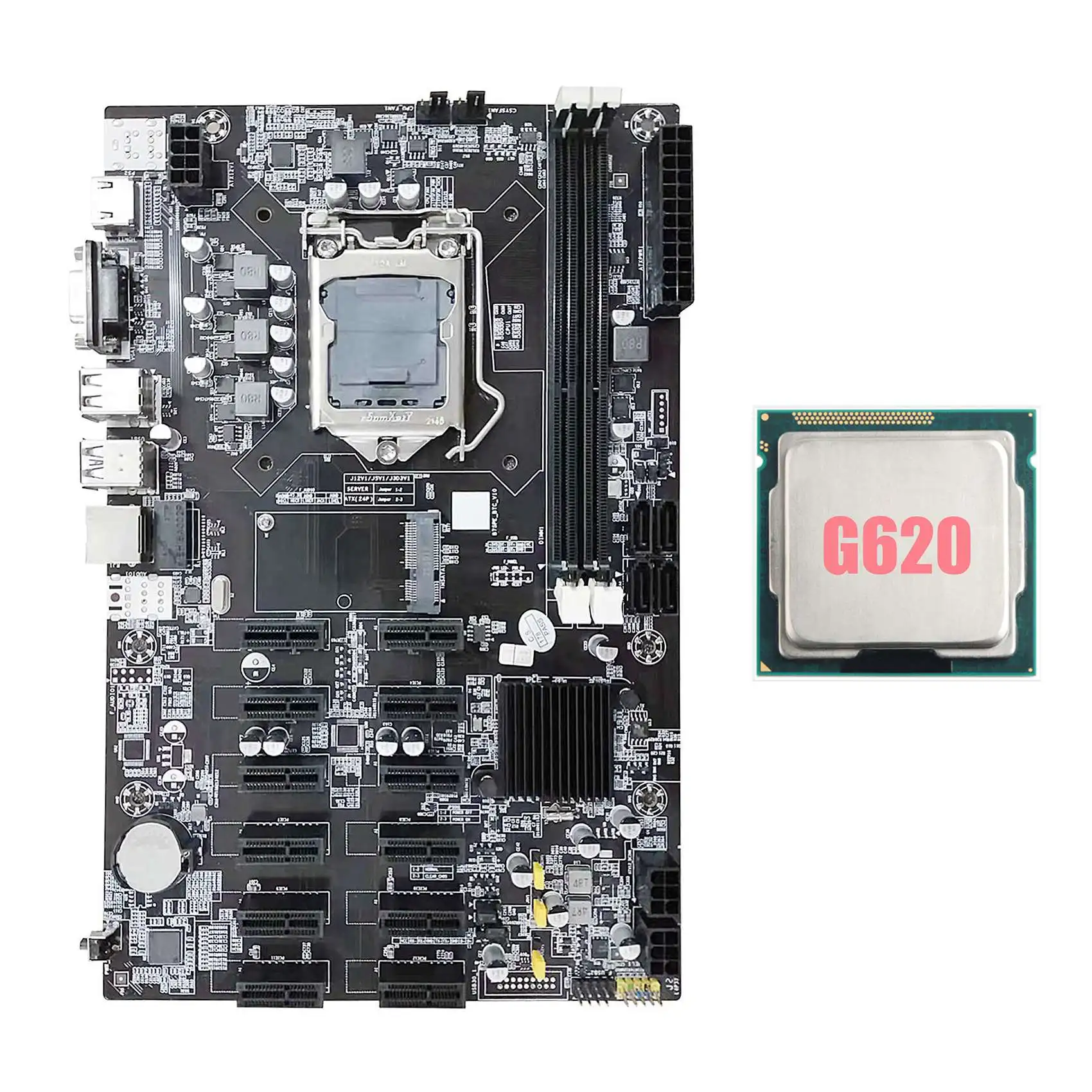Материнская плата для майнинга B75 12 PCIE ETH + процессор G620 LGA1155 MSATA USB3.0 SATA3.0 поддержка DDR3 ОЗУ B75 BTC материнская плата для майнинга
Материнская плата для майнинга B75 12 PCIE ETH + процессор G620 LGA1155 MSATA USB3.0 SATA3.0 поддержка DDR3 ОЗУ B75 BTC материнская плата для майнинга