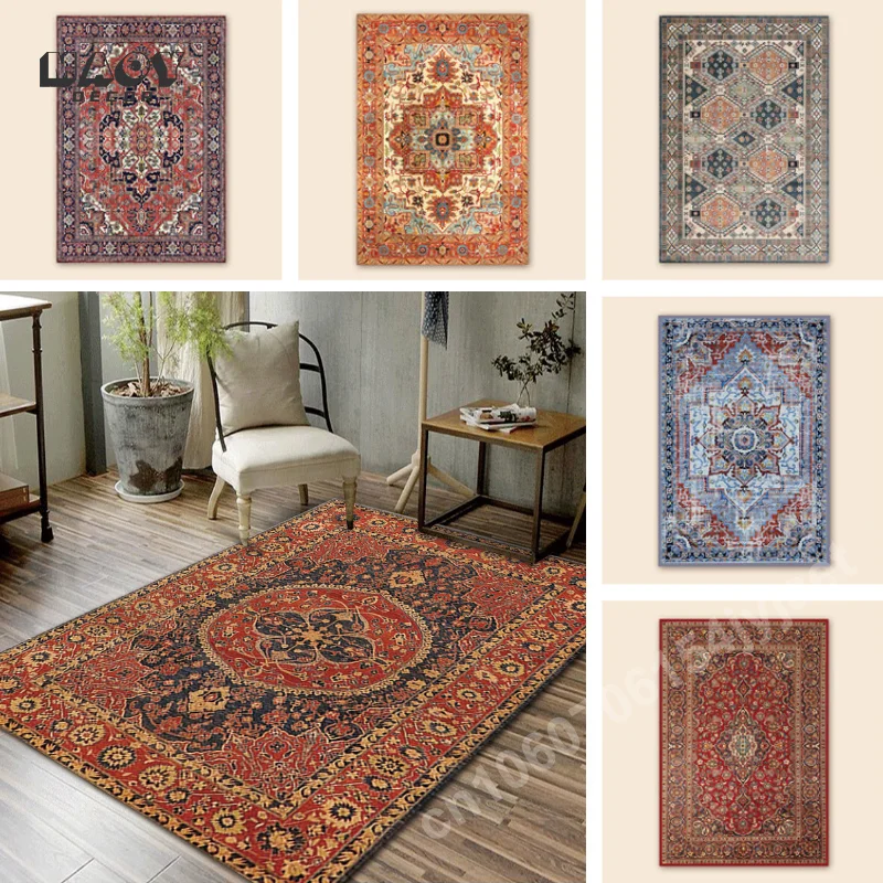 Bohemian Carpets for Bedroom Persian Ethnic Style Hotel Homestay Decor Floor Mats Living Room Sofa Table Rugs Home Accessories 
Bohemian Carpets for Bedroom Persian Ethnic Style Hotel Homestay Decor Floor Mats Living Room Sofa Table Rugs Home Accessories