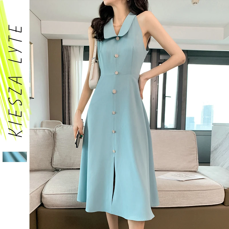 Vintage Dress French Hepburn Style 2022 Summer Luxury Slim Sleeveless Peter Pan Collar A Line Dresses
Vintage Dress French Hepburn Style 2022 Summer Luxury Slim Sleeveless Peter Pan Collar A Line Dresses