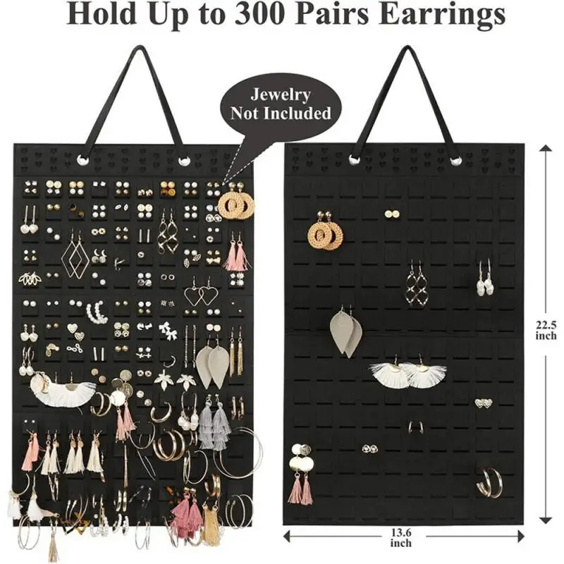 Wall Hanging Felt Earrings Display Rack Storage Hanging Bag Jewelry Display Shelf Necklace Ring Earring Rack Jewellery Organizer
Wall Hanging Felt Earrings Display Rack Storage Hanging Bag Jewelry Display Shelf Necklace Ring Earring Rack Jewellery Organizer