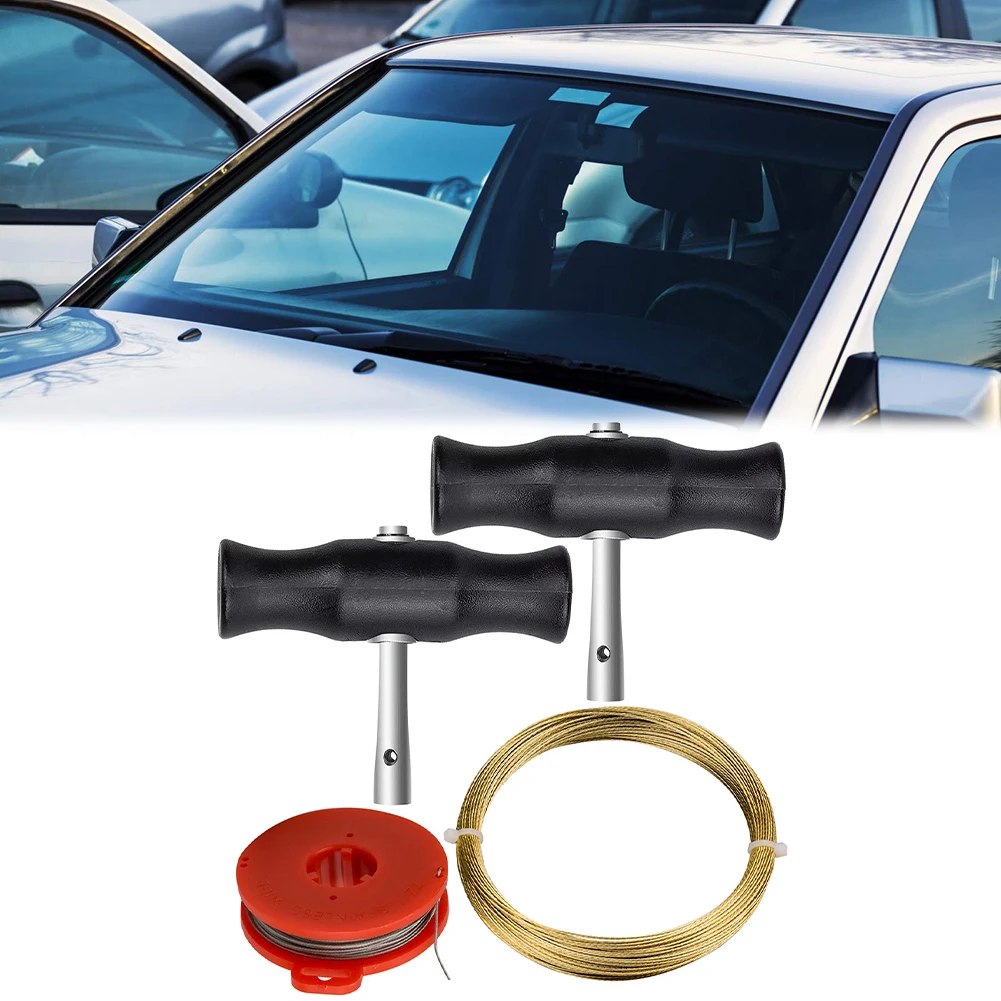 4x Car Windshield Removal Tool Windscreen Windo Glass Cutting Wire Handle Black Windshield Removal Tool For Windscreen Glass
4x Car Windshield Removal Tool Windscreen Windo Glass Cutting Wire Handle Black Windshield Removal Tool For Windscreen Glass