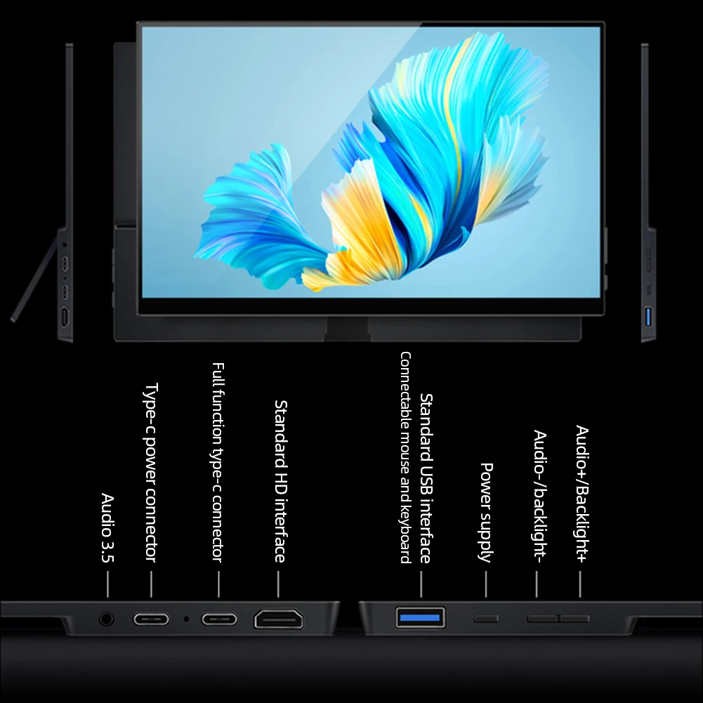 13.3in/14in/15.6in Ультратонкий Монитор 2xUSB-C выход для наушников внешний монитор IPS игровой монитор для ПК ноутбука
13.3in/14in/15.6in Ультратонкий Монитор 2xUSB-C выход для наушников внешний монитор IPS игровой монитор для ПК ноутбука