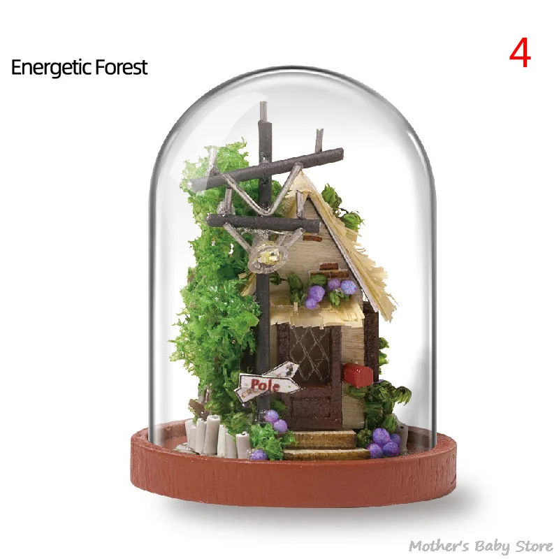 1pc Miniature Doll House Hut DIY Dollhouse Kit Doll House With Furnitures LED House Toys For Children Birthday Gift
1pc Miniature Doll House Hut DIY Dollhouse Kit Doll House With Furnitures LED House Toys For Children Birthday Gift