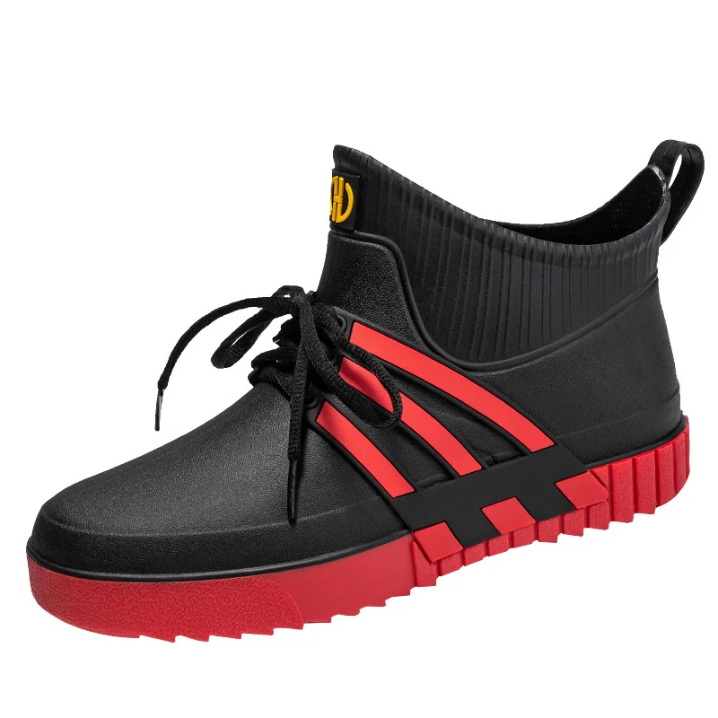 Summer Mens Rain Boots Male Outdoor Water Shoes Waterproof Non-Slip Fishing Chef Boots Autumn Garden Shoes Fashion Thicken Shoes
Summer Mens Rain Boots Male Outdoor Water Shoes Waterproof Non-Slip Fishing Chef Boots Autumn Garden Shoes Fashion Thicken Shoes
