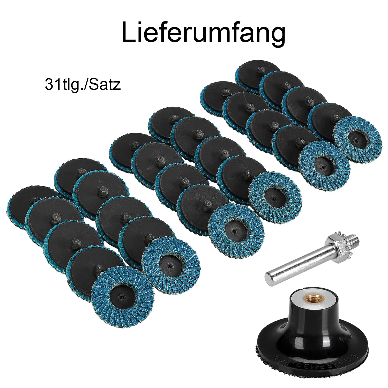 5pcs Flap Disc 50mm Sanding Disc Abrasive Pad 40/60/80 Grit Grinding Wheels With Pallet Post For Angle Grinder Metal Polishing
5pcs Flap Disc 50mm Sanding Disc Abrasive Pad 40/60/80 Grit Grinding Wheels With Pallet Post For Angle Grinder Metal Polishing