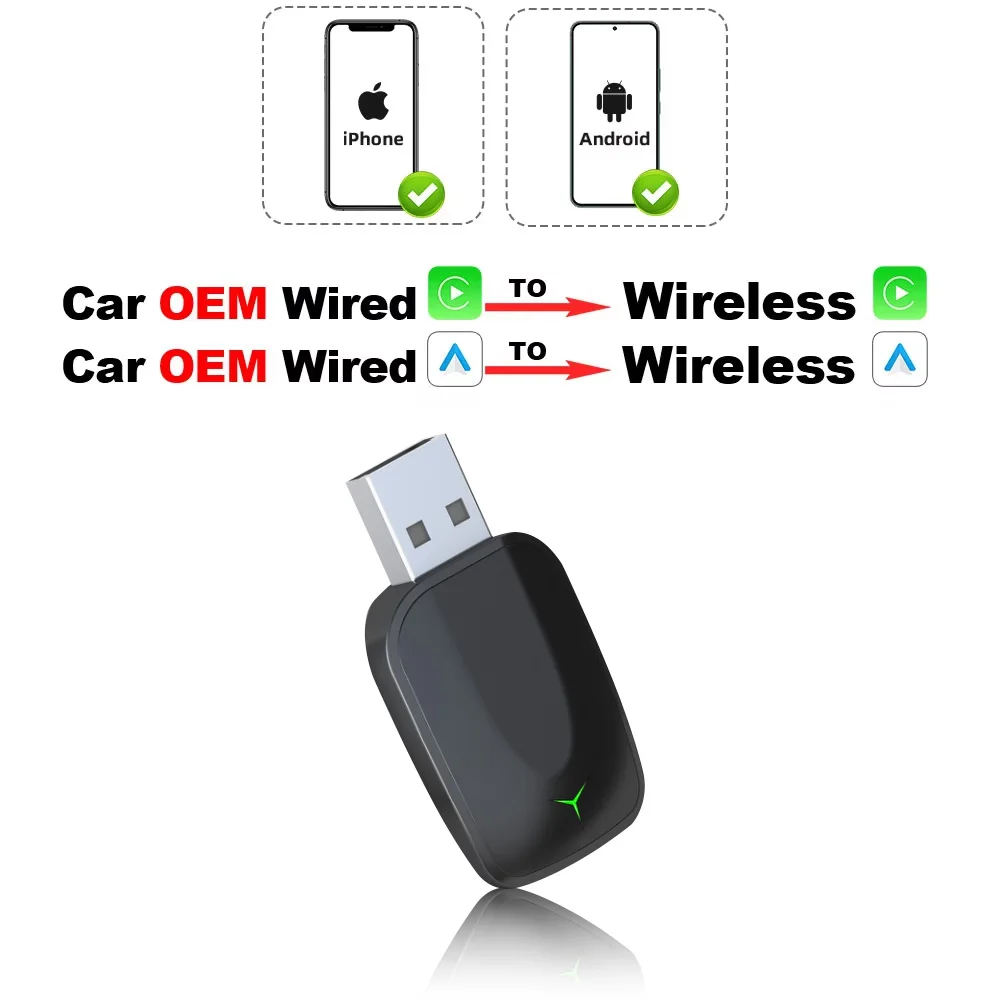 Беспроводной Адаптер CarPlay 2 В 1 Bluetooth Plug And Play OEM Проводная Автомобильная Магнитола Android Автоматическая Подде...
Беспроводной Адаптер CarPlay 2 В 1 Bluetooth Plug And Play OEM Проводная Автомобильная Магнитола Android Автоматическая Подде...