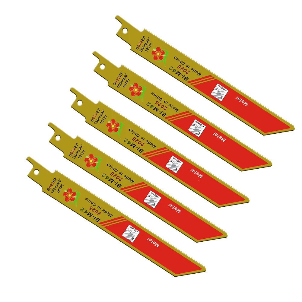 Cutting Plate Saw Blades Bi-metal Reciprocating S922EF Model Strong Wear Resistance 130mm/5.12\" Blade Comfort Cut
Cutting Plate Saw Blades Bi-metal Reciprocating S922EF Model Strong Wear Resistance 130mm/5.12\" Blade Comfort Cut