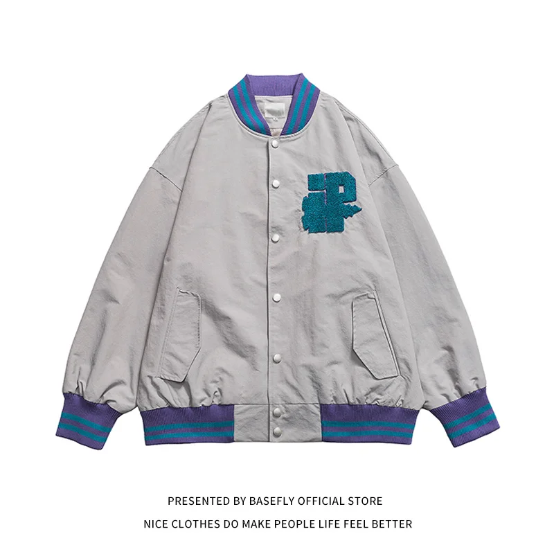 Spring And Arrival Autumn Retro Vintage New Furry Embroid Letterman Award Men Baseball Bomber Jacket Unisex Women Varsity Coat
Spring And Arrival Autumn Retro Vintage New Furry Embroid Letterman Award Men Baseball Bomber Jacket Unisex Women Varsity Coat