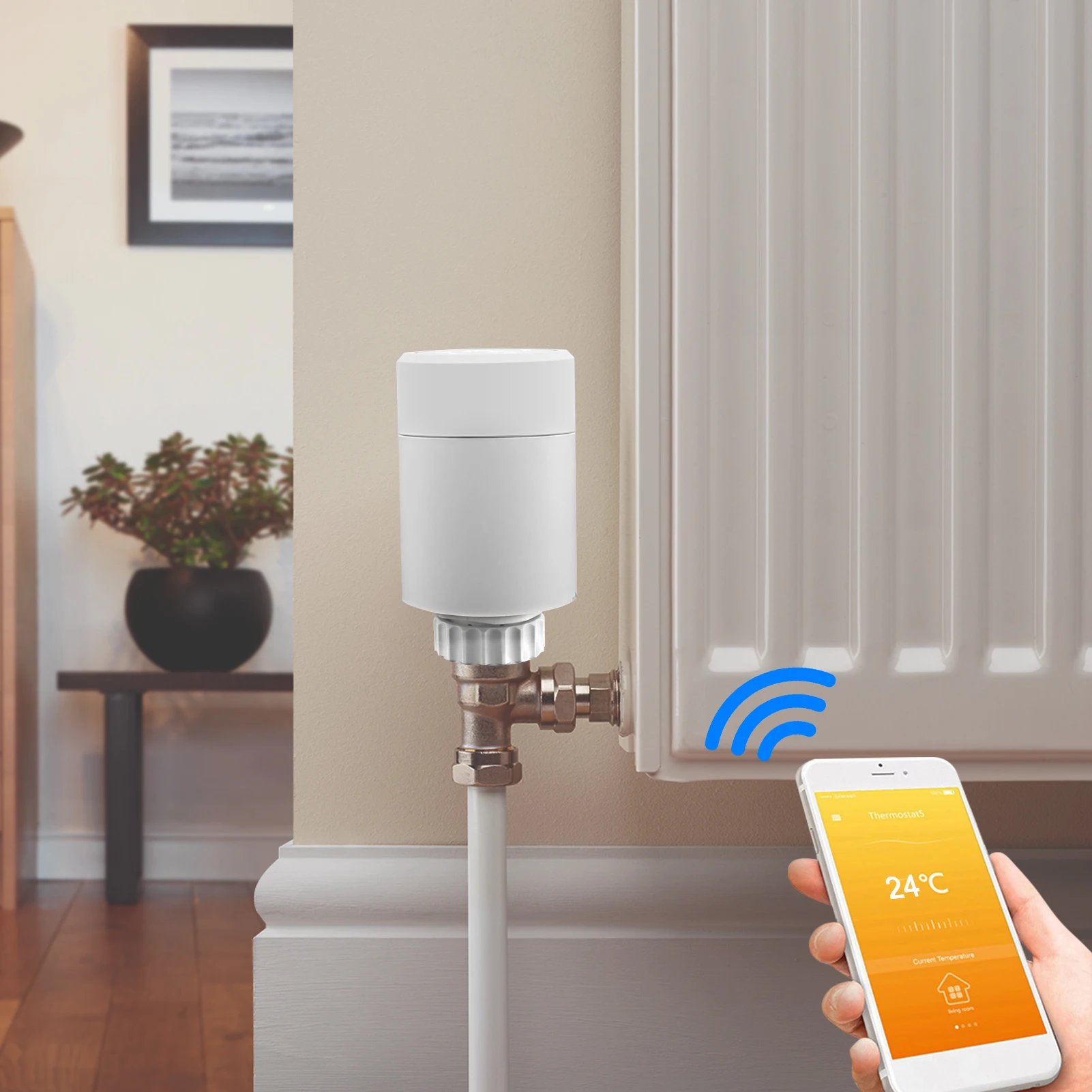 Radiator ThermostatIntelligent Temperature Adjustment RadiatorProgrammable Smart Radiator
Radiator ThermostatIntelligent Temperature Adjustment RadiatorProgrammable Smart Radiator