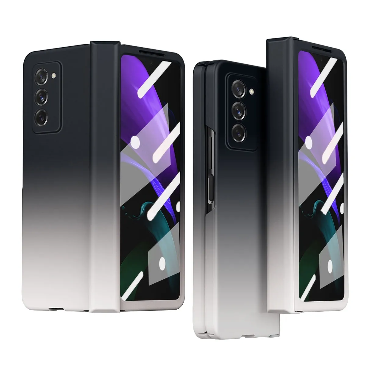 Gradient Flip Case For Samsung Galaxy Z Fold 2 3 5G W21 Colorful Plastic Shockproof Phone Cover With Tempered Glass Film Fold 3
Gradient Flip Case For Samsung Galaxy Z Fold 2 3 5G W21 Colorful Plastic Shockproof Phone Cover With Tempered Glass Film Fold 3
