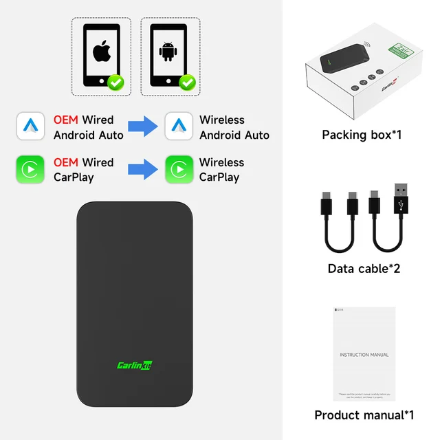 Carlinkit 5 2Air Mini Ultra: Беспроводной Адаптер CarPlay И Android Auto 2-в-1, Совместимый С Waze, Spotify, Wi-Fi 5.8 ГГц, GPS
Carlinkit 5 2Air Mini Ultra: Беспроводной Адаптер CarPlay И Android Auto 2-в-1, Совместимый С Waze, Spotify, Wi-Fi 5.8 ГГц, GPS