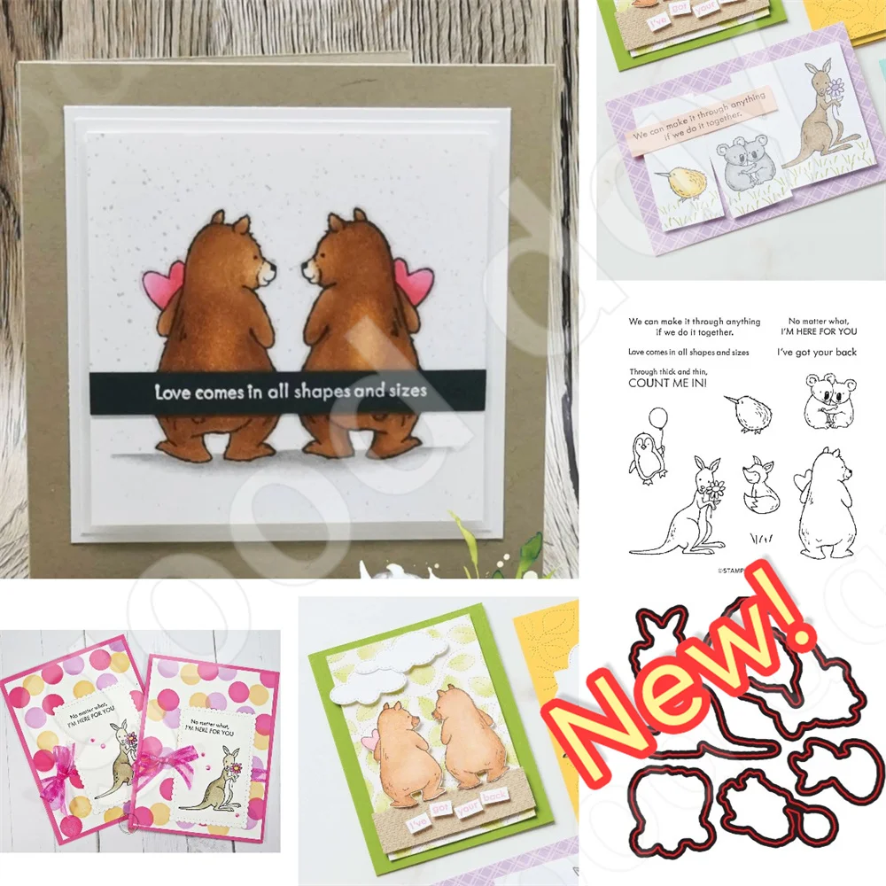 New Cute Kangaroo Cutting Dies and Stamps Scrapbook Diary Decoration Embossing Template Diy Greeting Card Handmade Hot Sale
New Cute Kangaroo Cutting Dies and Stamps Scrapbook Diary Decoration Embossing Template Diy Greeting Card Handmade Hot Sale