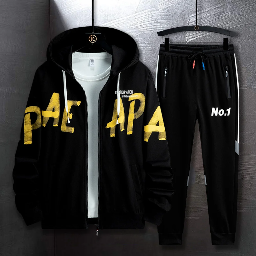 2 Piece Set Tracksuit Men Spring Autumn Hip Hop Outfits Men Fashion Sweatsuits Casual Athletic Sets Men Training Jogging Suits
2 Piece Set Tracksuit Men Spring Autumn Hip Hop Outfits Men Fashion Sweatsuits Casual Athletic Sets Men Training Jogging Suits