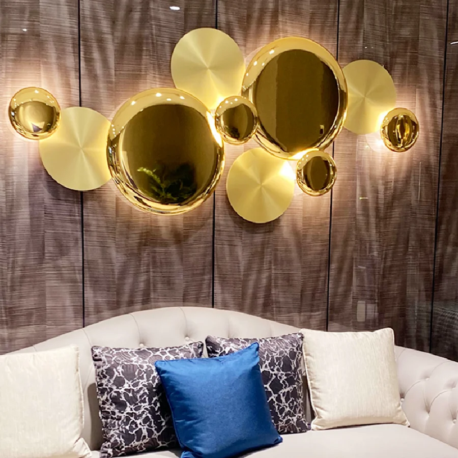 Artpad Copper Wall Light Lotus Leaf Gold Led Wall Sconce for Bedside Indoor Background Lamp Living Room Decoration Lustre
Artpad Copper Wall Light Lotus Leaf Gold Led Wall Sconce for Bedside Indoor Background Lamp Living Room Decoration Lustre