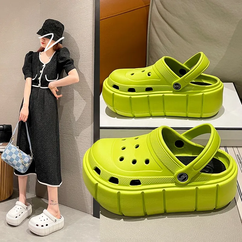Surrogate Shopping Japanese Style New High Heel Green Hole Shoes for Women Ins Trendy Summer Outdoor Non-Slip Fashion Online
Surrogate Shopping Japanese Style New High Heel Green Hole Shoes for Women Ins Trendy Summer Outdoor Non-Slip Fashion Online
