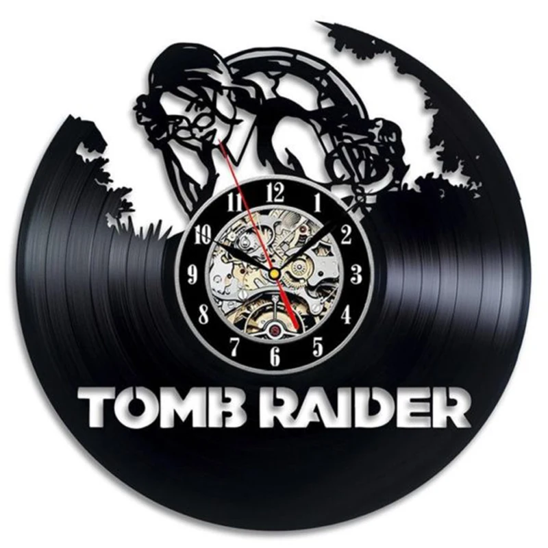 TOMB RAIDER THEME HANDMADE VINYL RECORD WALL CLOCK FAN GIFT 3D Decorative Hanging Art Decor Clock
TOMB RAIDER THEME HANDMADE VINYL RECORD WALL CLOCK FAN GIFT 3D Decorative Hanging Art Decor Clock